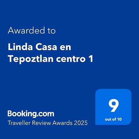 Linda Casa En Tepoztlan Centro 1 Vila Exterior foto